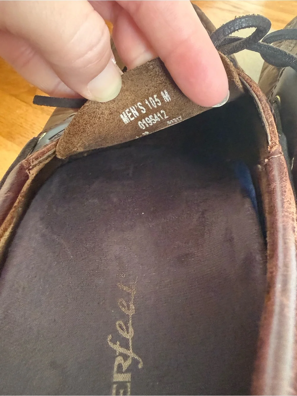 Sperry Men's Two-Tone Brown Leather Boat Shoes